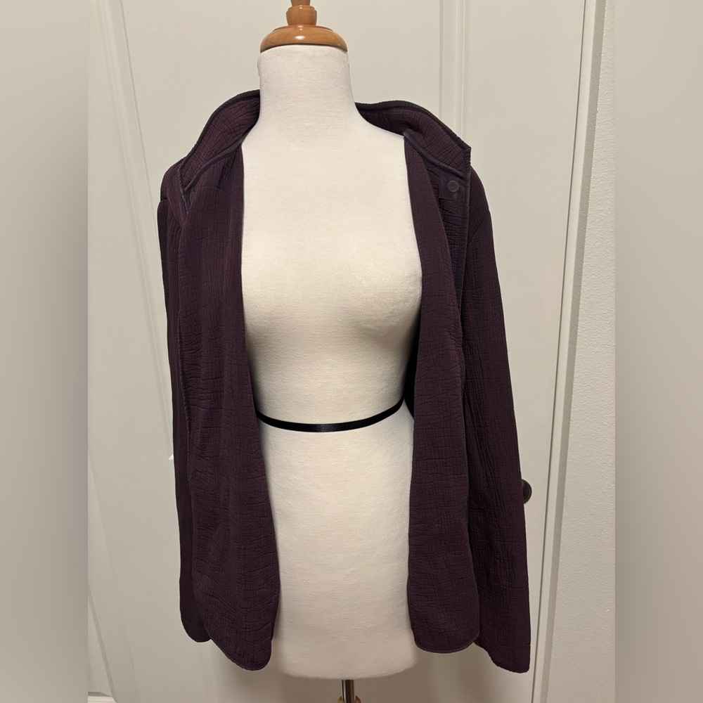 Eileen Fisher Rayon and Silk Jacket